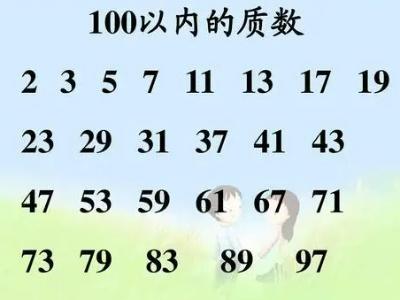 质数是什么100以内，质数是什么意思数学