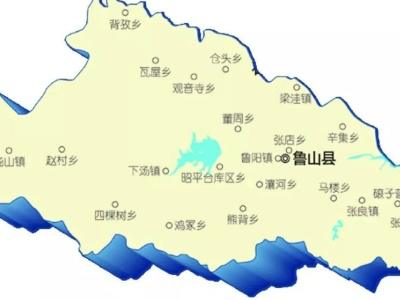 河南鲁山县属于哪个市邮编 河南地图全图