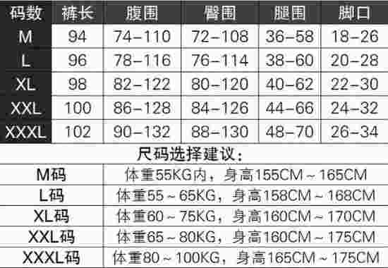 裤子尺码32是多大腰围 裤子尺码34是多大