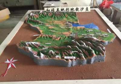 地形沙盘图片，新疆地形沙盘图片的作用