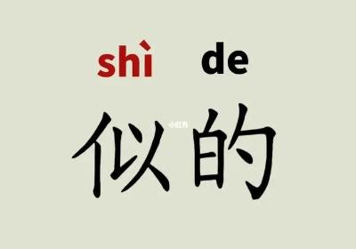 似的的拼音怎么写，似的拼音怎么读出来