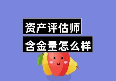 资产评估师含金量挂靠多少钱 资产评估师