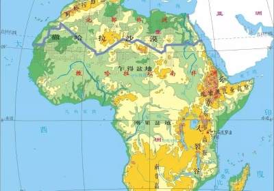 非洲国家地图，非洲国家实力排名排行榜