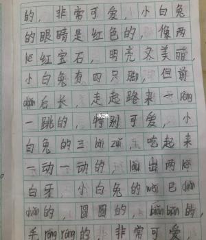 小白兔的作文怎么写，小白兔的作文400字
